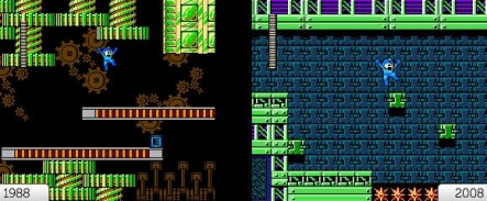 Mega Man 9: Vergleich 1988—2008 Mega Man 9: Vergleich 1988—2008