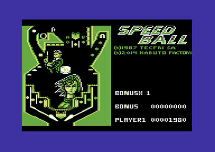 Speed Ball von Kabuto Factory für C64